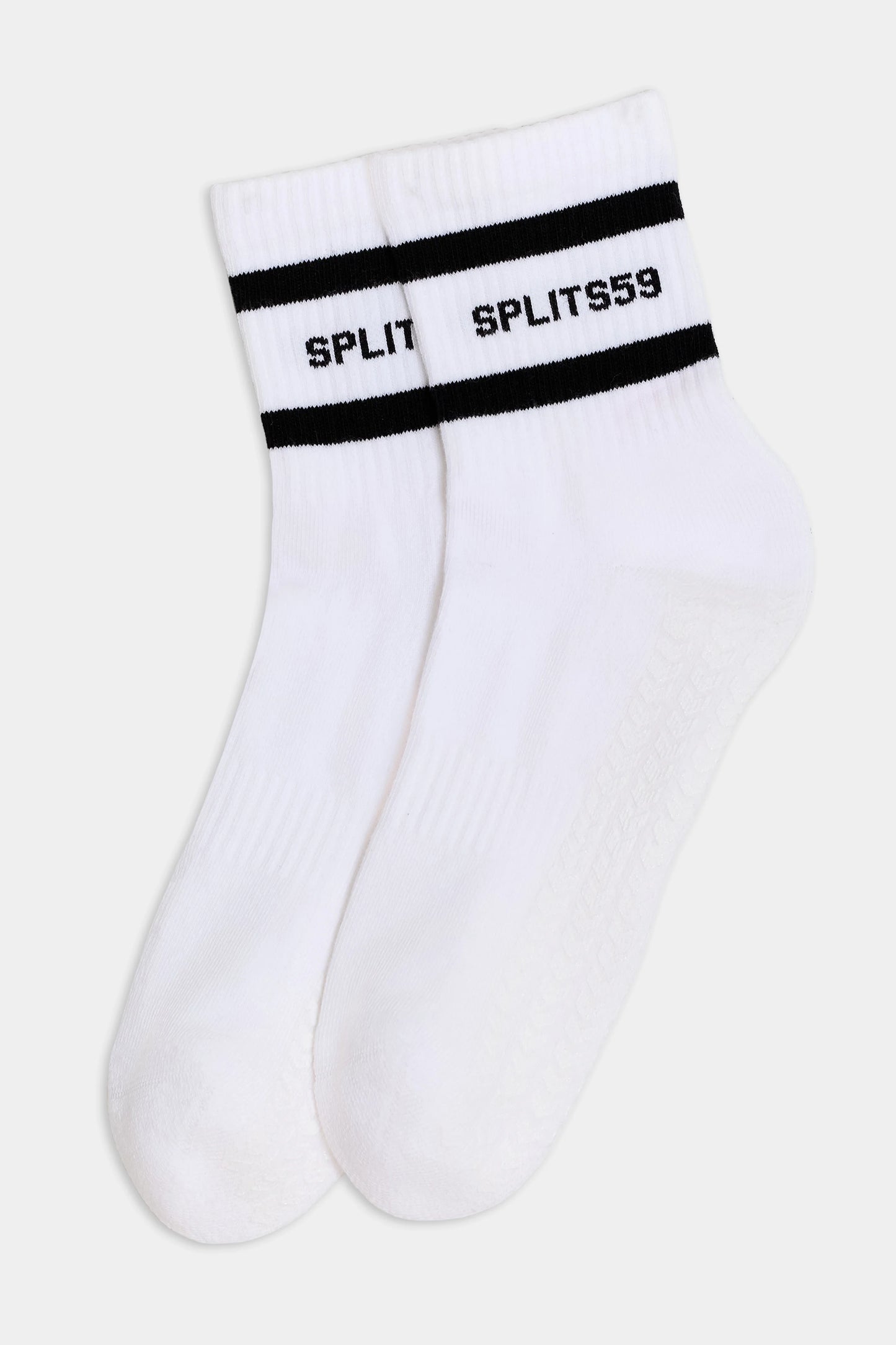 Logo Stripe Ankle Socks with Grip