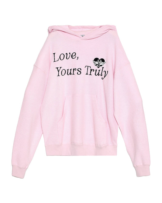 YOURS TRULY THERMAL RACER HOODIE
