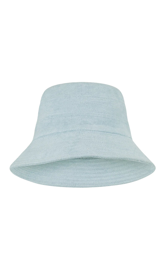 THE TERRY BUCKET HAT POWDER BLUE
